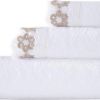 Set of towels Nef-Nef adelaid white 3pcs