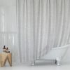 bathroom curtain lino home marble white